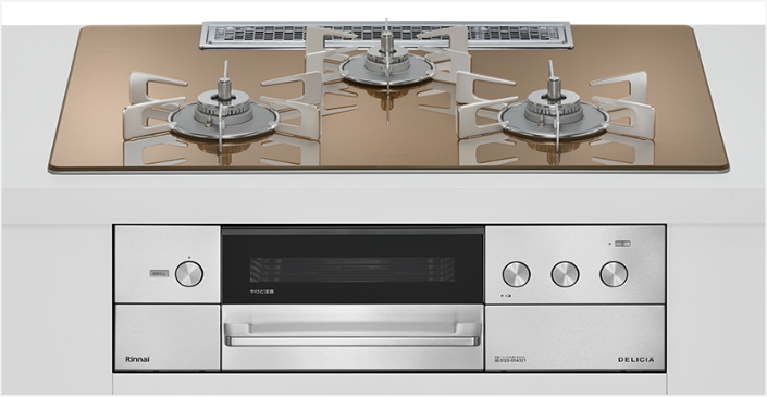 リンナイ デリシア 3V乾電池タイプ（操作部液晶付きタイプ） RHS72W38M12RCSTW